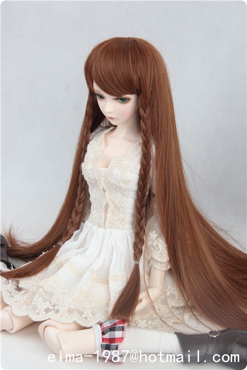 high temperature wire brown wig for bjd doll-03.jpg